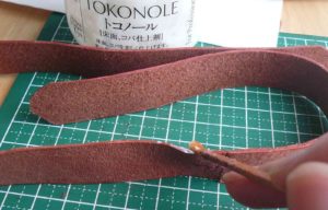 ベルトの断面処理